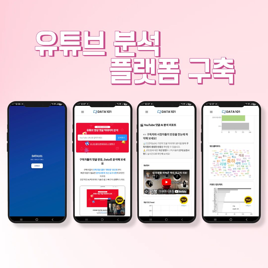 유튜브 데이터분석 솔루션